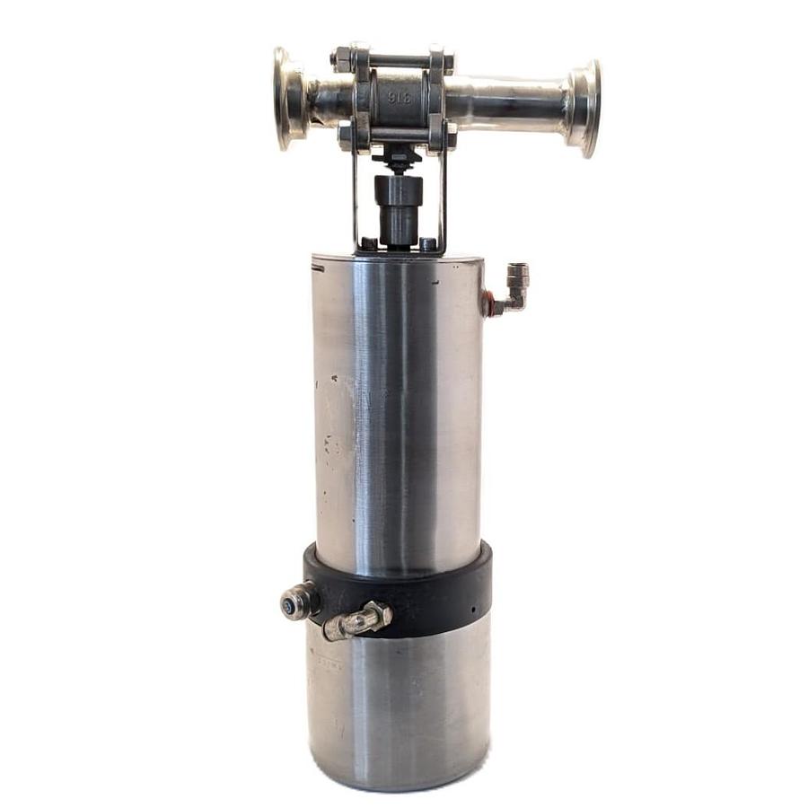 Used IsoValve Vanne à Manchon Pneumatique Sanitaire en Inox 316 - Raccords Tri-Clamp