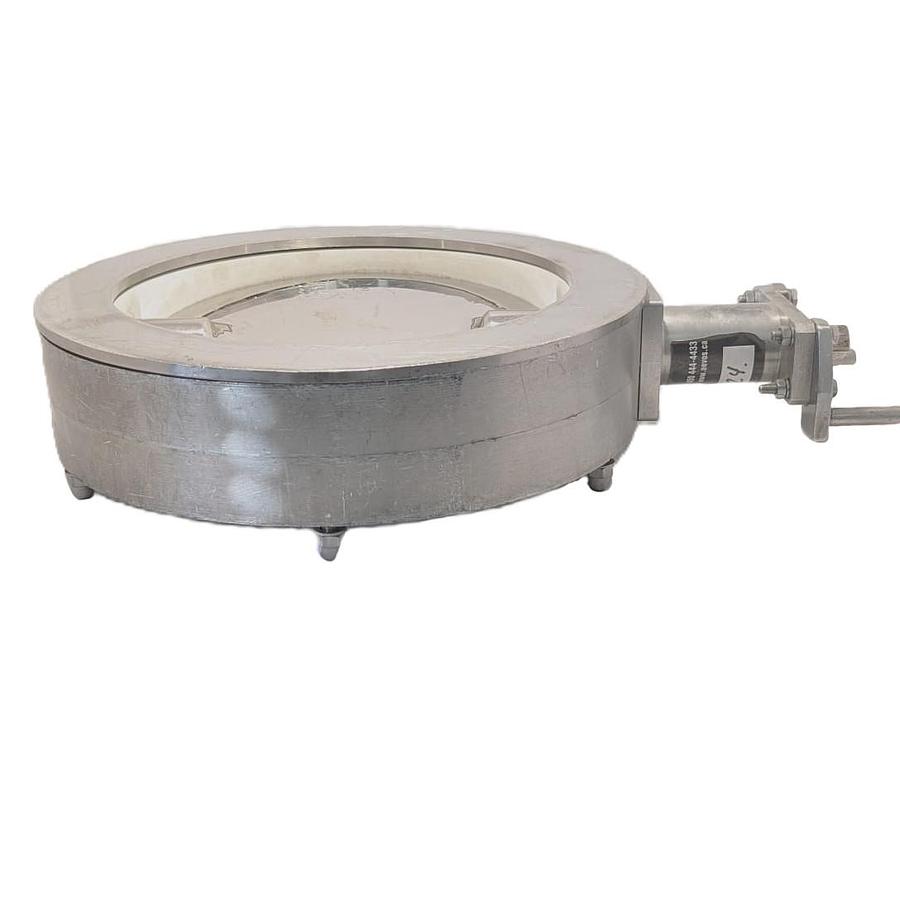 Used Vanne papillon sanitaire en acier inoxydable VOS SV 602 10 pouces DN 250