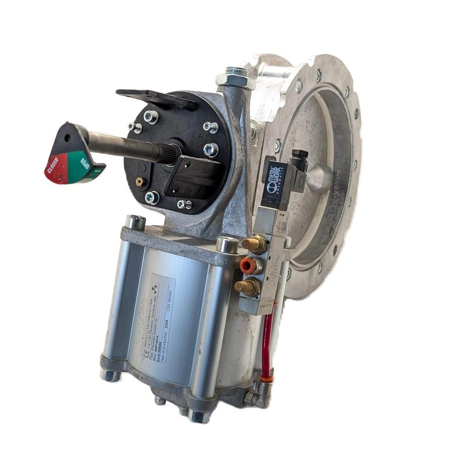 Used MIX s.r.l. SVA200C2A61 Ensemble vanne papillon avec actionneur pneumatique