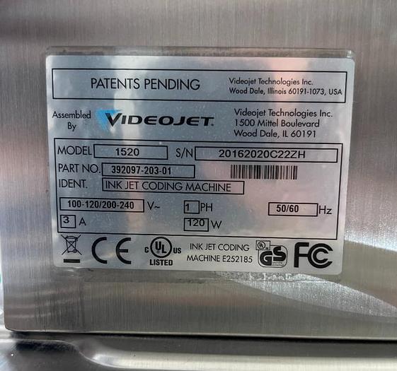 D'occasion VIDEOJET 1520 - Codeur à jet d'encre
