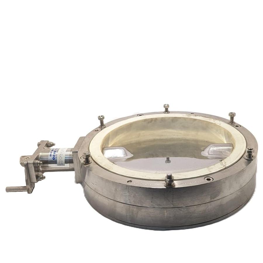 Used Vanne papillon sanitaire en acier inoxydable VOS SV 602 10 pouces DN 250