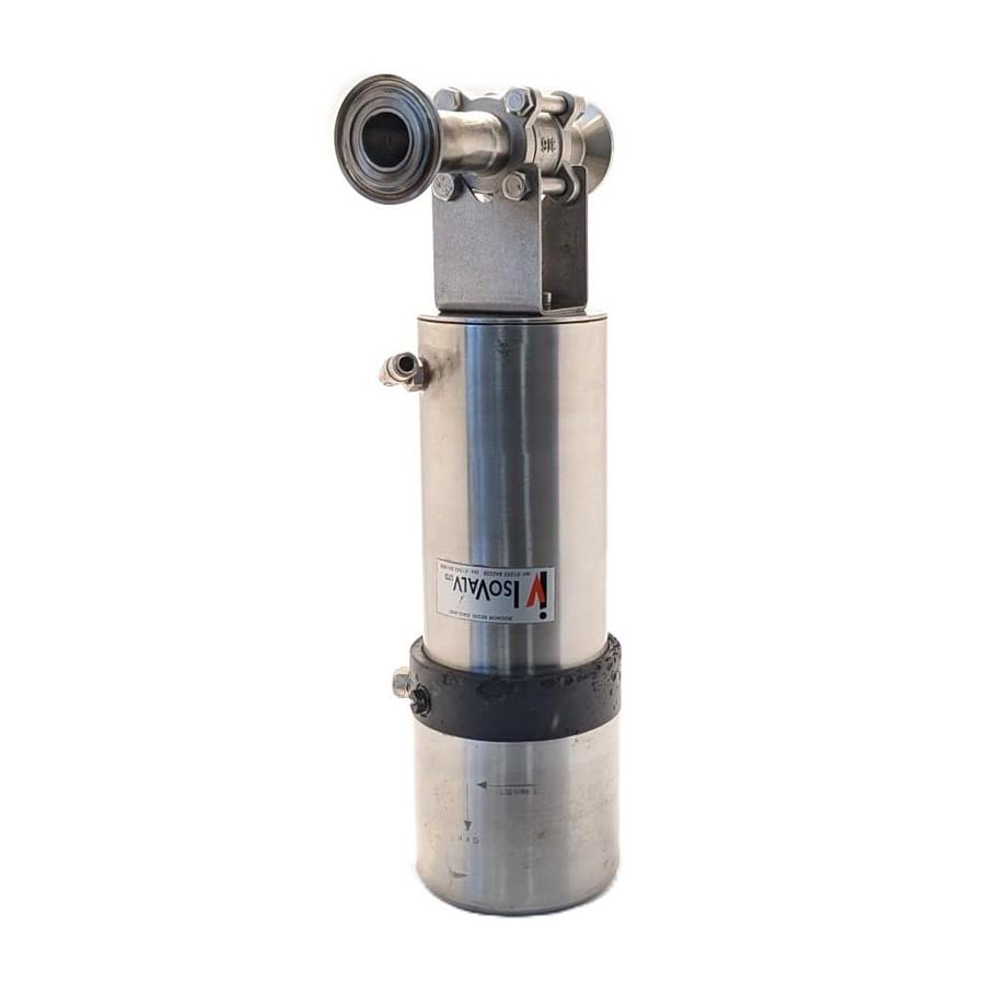 Used IsoValve Vanne à Manchon Pneumatique Sanitaire en Inox 316 - Raccords Tri-Clamp
