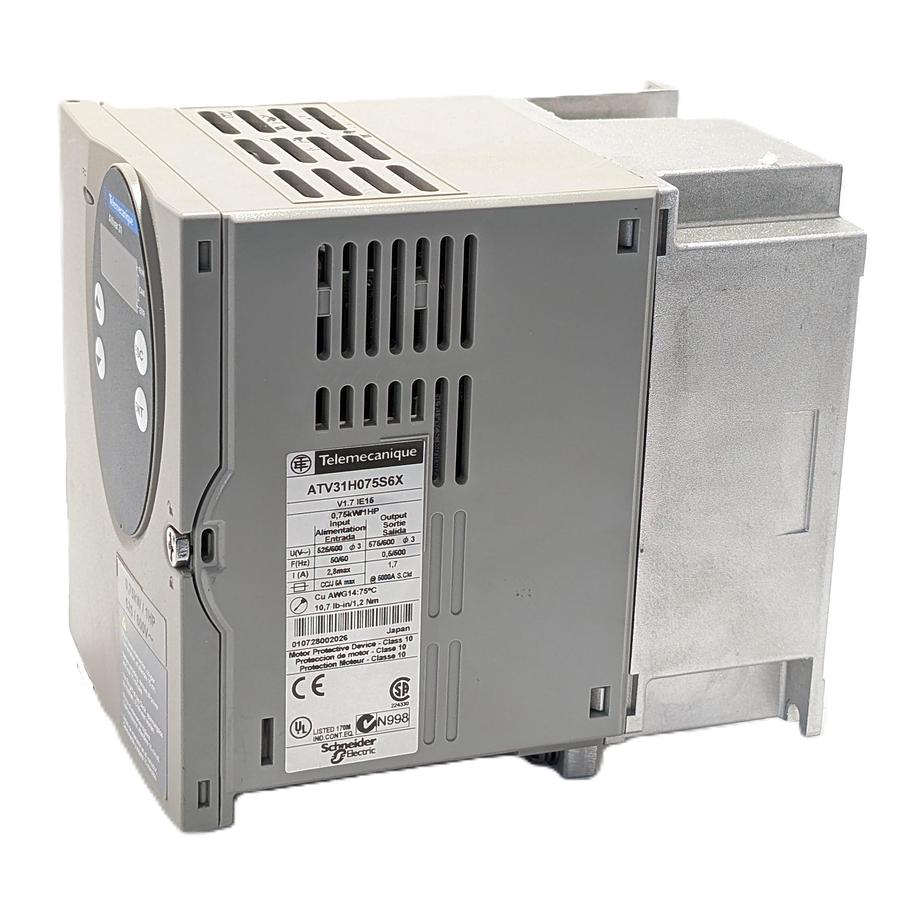 Used Telemecanique  ALTIVAR 31 ATV31H075S6X