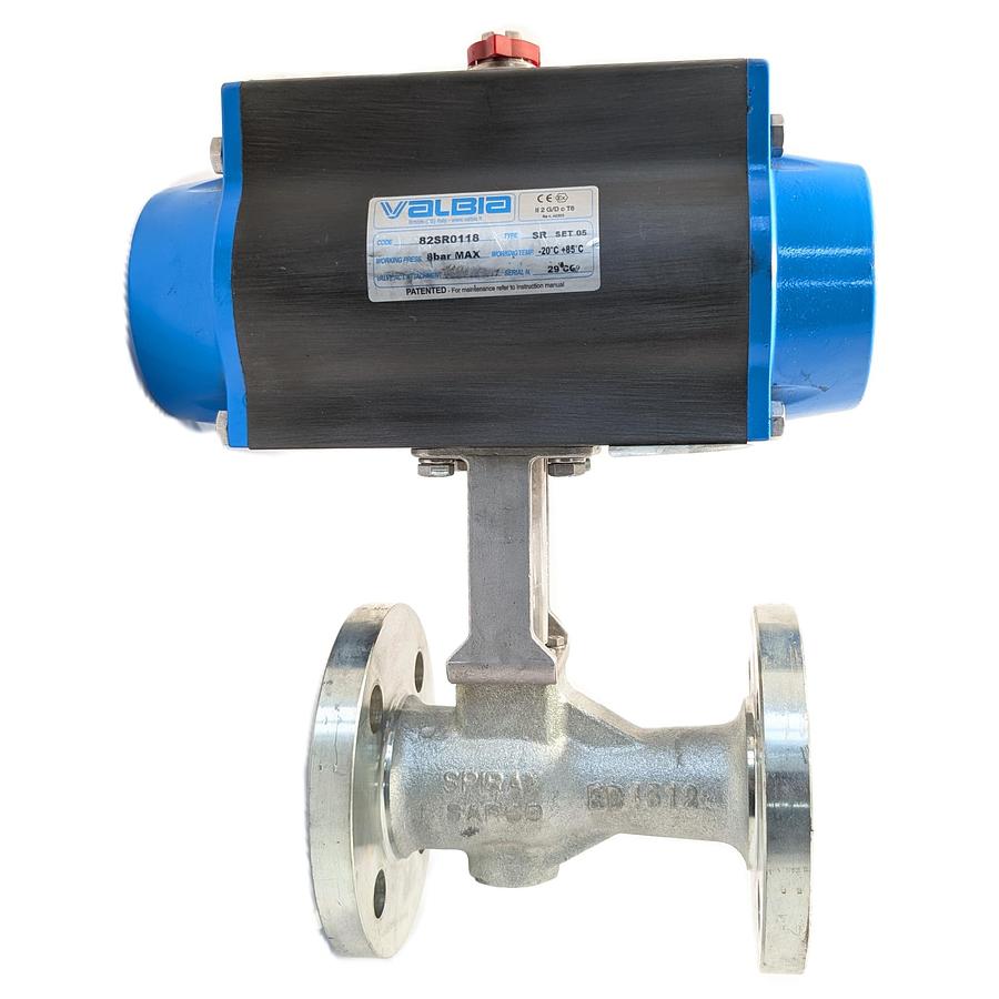 Used Valbia actuator-Spirax Sarco valve body 82SR0118