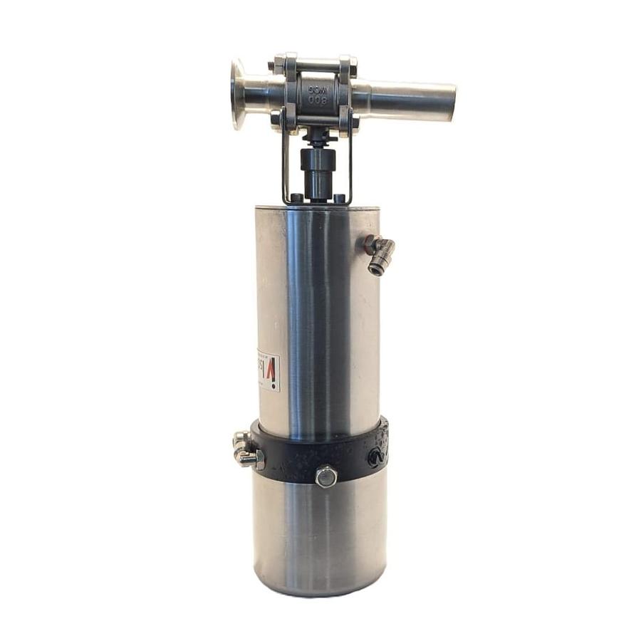 Used IsoValve Vanne à Manchon Pneumatique Sanitaire en Inox 316 - Raccords Tri-Clamp