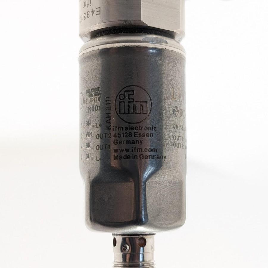 Used IFM LMT121 IO-Link Point Level Sensor with E433112