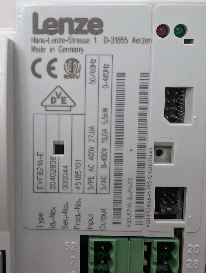 Used LENZE  EVF8216-E