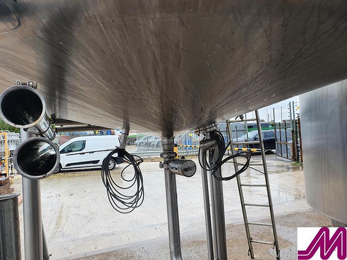 Used APV 5,000 Litre Stainless Steel Mix Tank