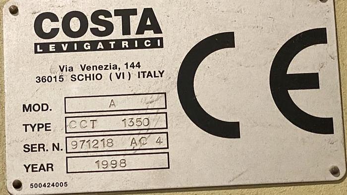 Used Costa CCT 1350 Wide Belt Sander