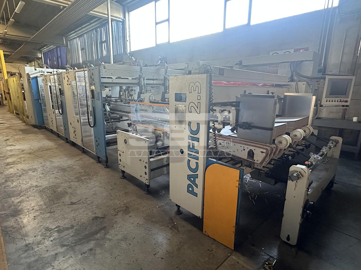 Used Bobst Pacific 2.3 folder gluer