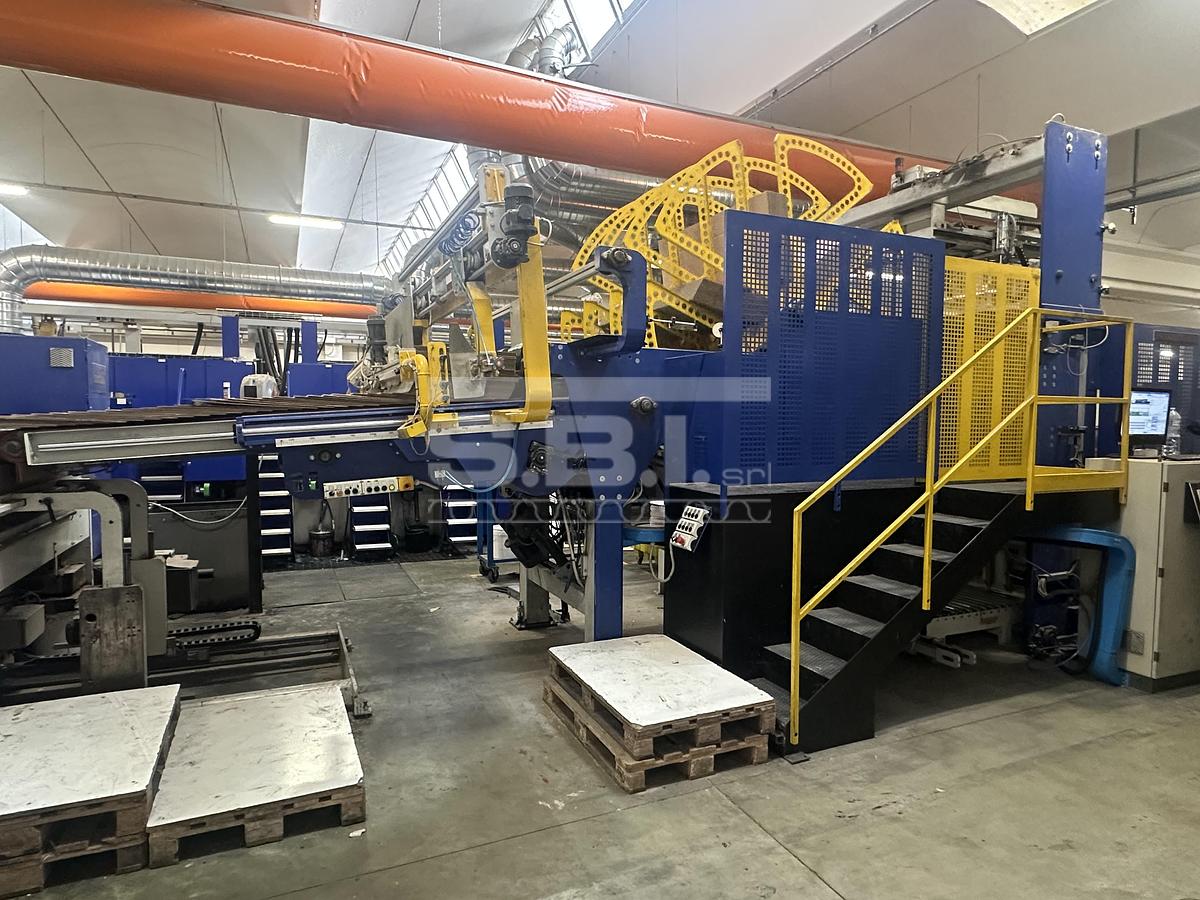 Used EMBA 245 QS + Prefeeder + Pallettizer
