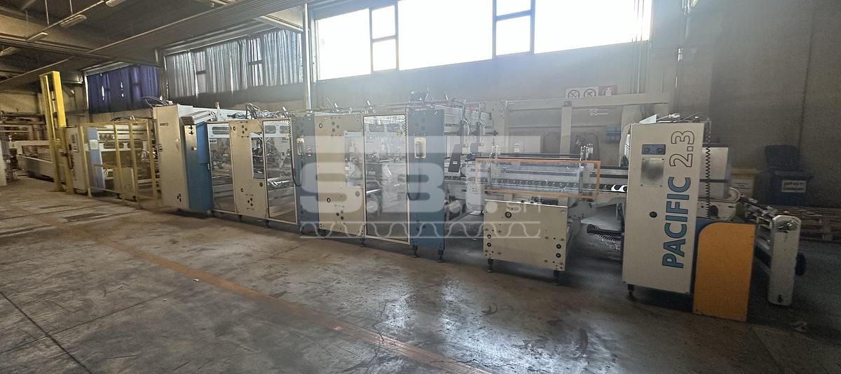 Used Bobst Pacific 2.3 folder gluer