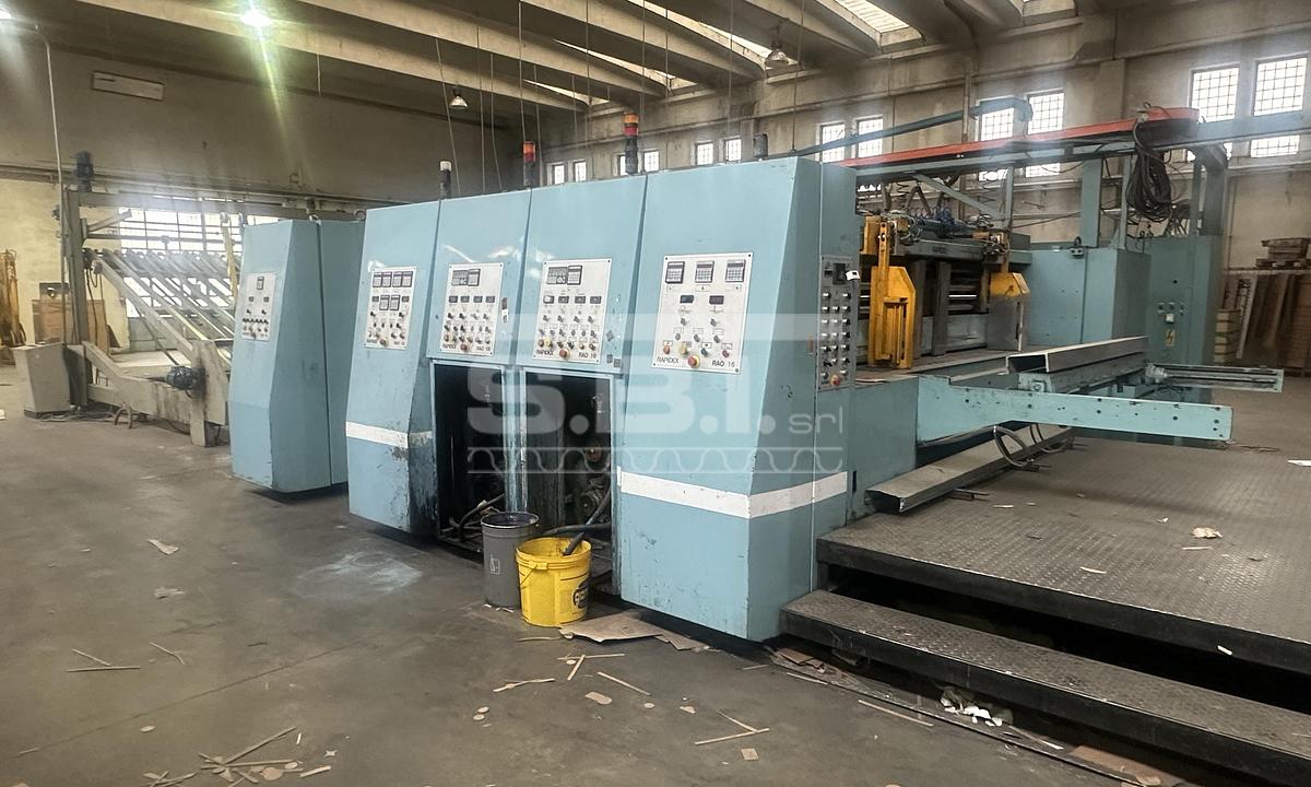 Used Rapidex 1600x3200 fustellatore rotativo