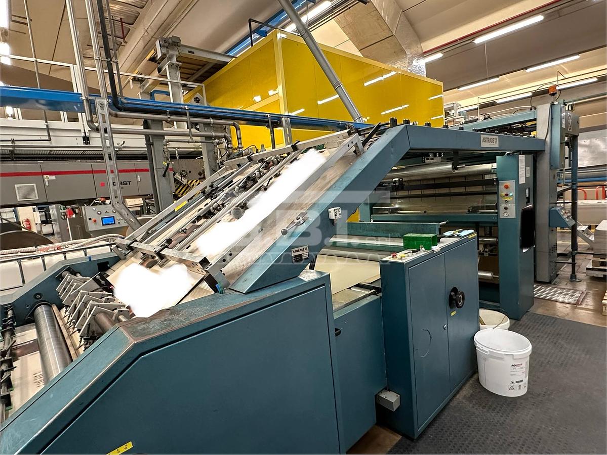 Used Asitrade In line litho laminator + single facer