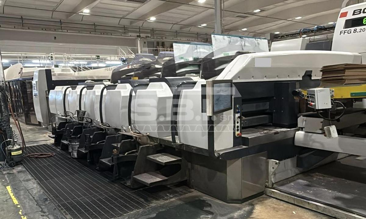 Used Bobst 8.20 Expert Line casemaker