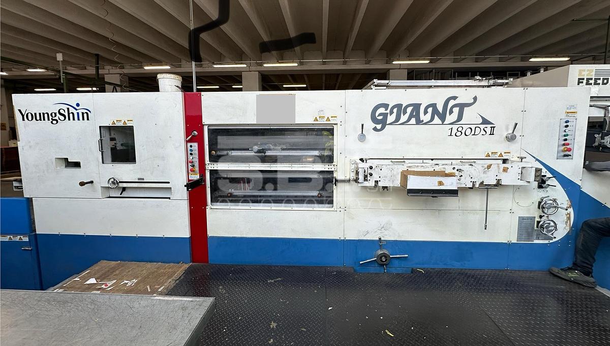Used Young Shin Giant DS 1300x1800 with EZ Feeder