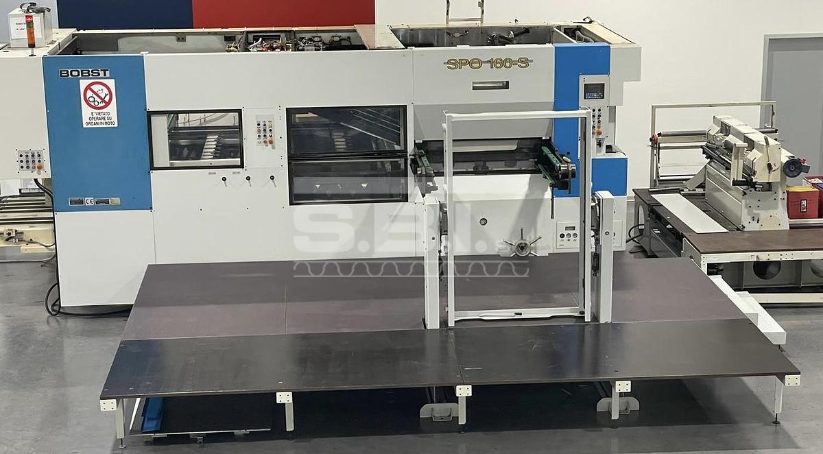 Used Bobst SPO 160-S.