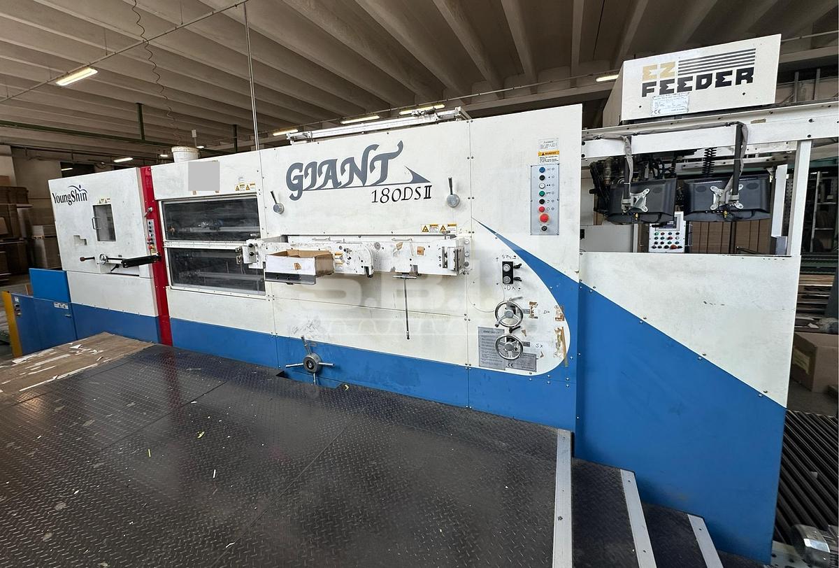 Used Young Shin Giant DS 1300x1800 with EZ Feeder