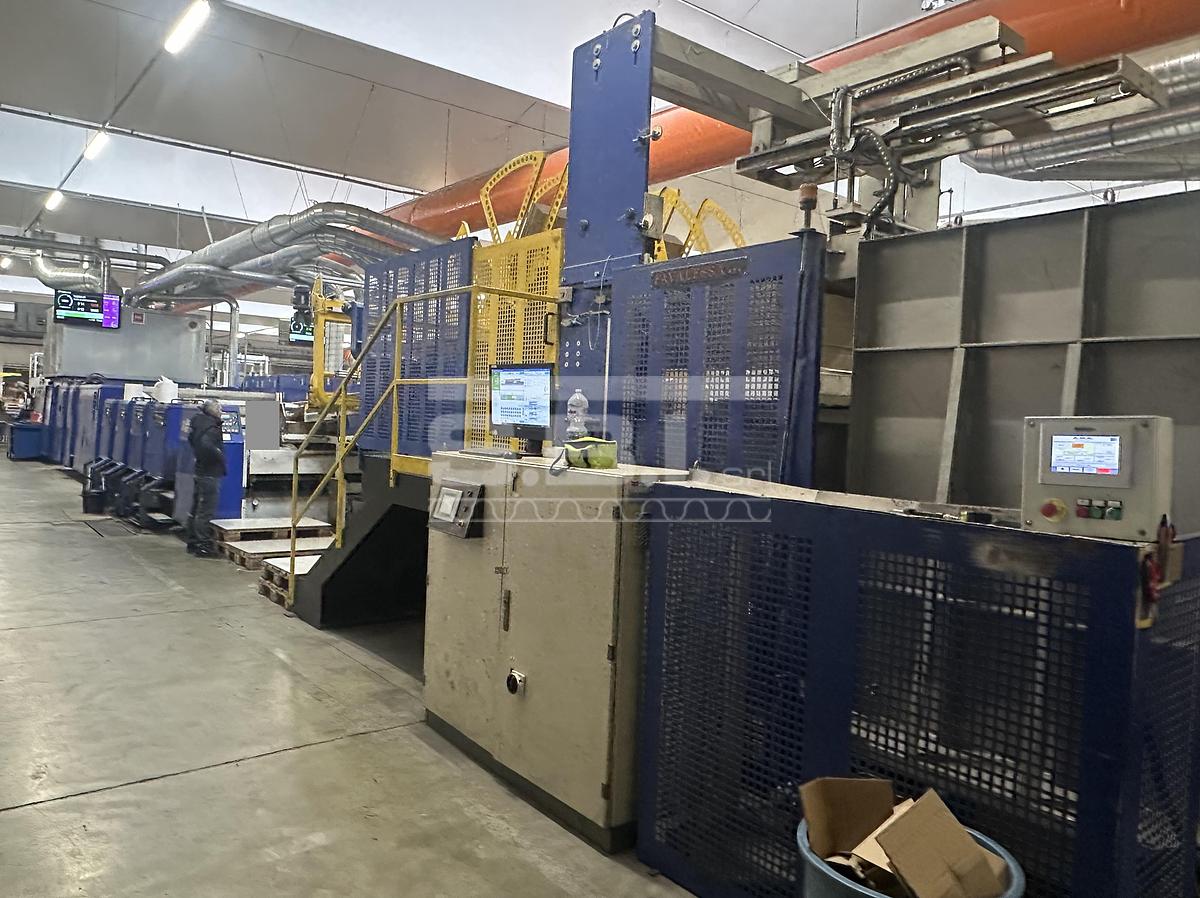 Used EMBA 245 QS + Prefeeder + Pallettizer