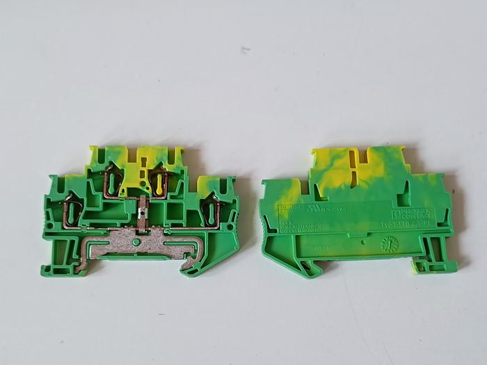 19 Stk. Schutzleiter Doppelstock Reihenklemmen, STTB 2,5-PE, Phönix neu