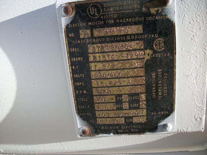 Used Pump, Centrif., 10 HP, S/st, 3 x 2 x 8, Tri Clover, #S734246