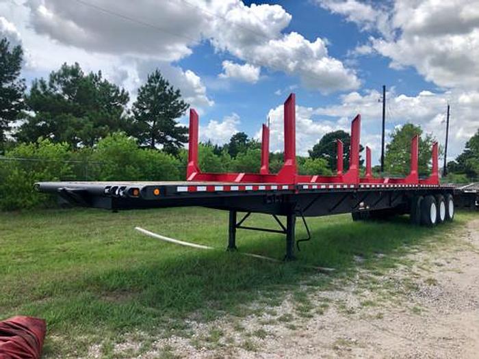 Used 2007 Lufkin Featherlite Tri-Axle 48' Flatbed