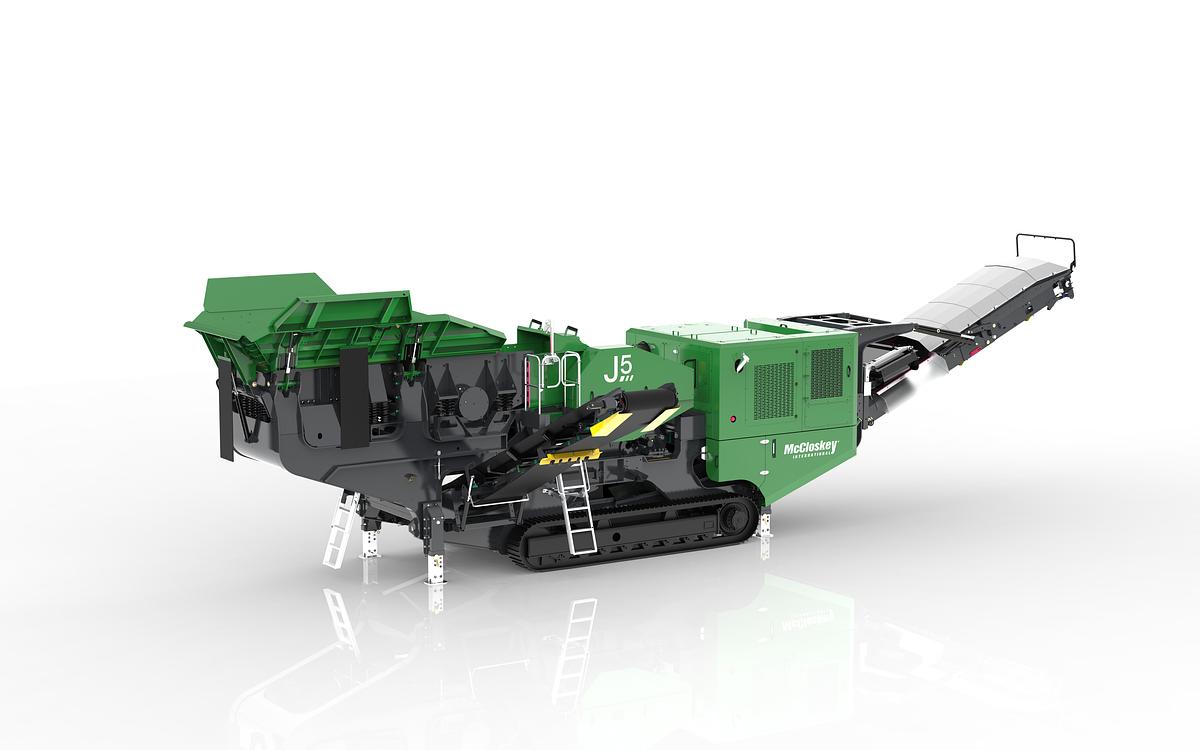 McCloskey J5 Tracked Mounted Jaw Crusher