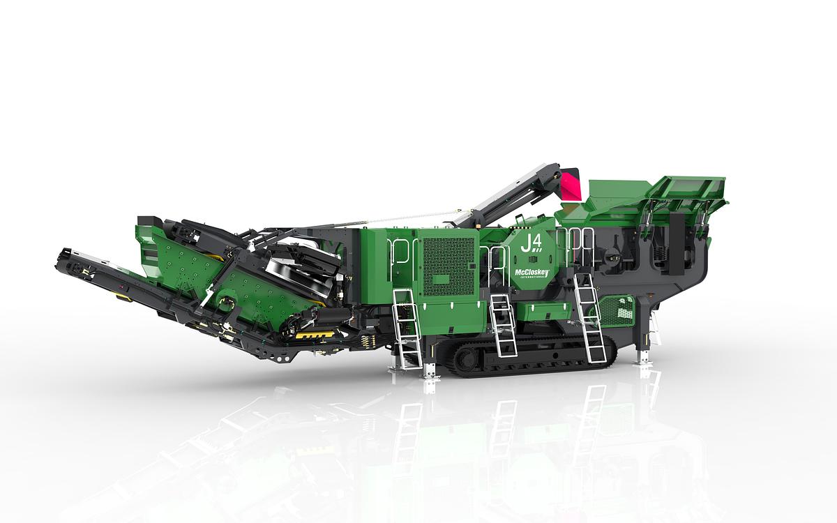 McCloskey J4 Tracked Mounted Jaw Crusher