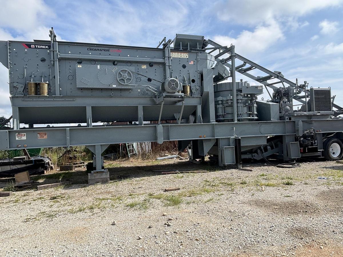 Used TELSMITH 52FC CLOSED CIRCUIT CONE CRUSHER PLANT
