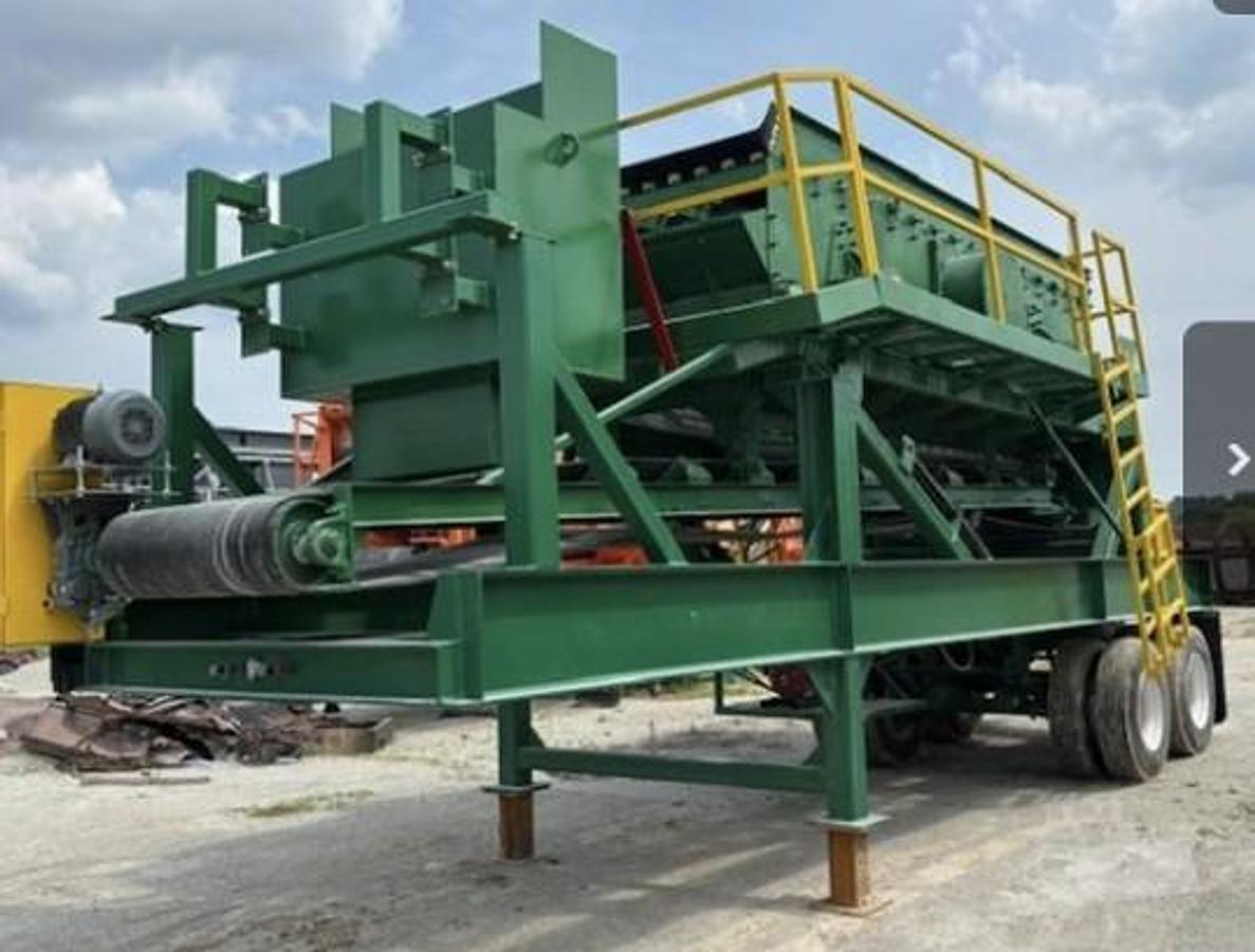 Portable R155 Screen Plant on Chassis