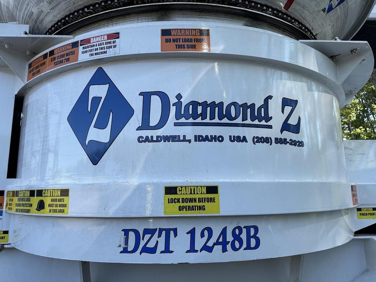 Used 2023 Diamond Z DZT 1248B Tub Grinder