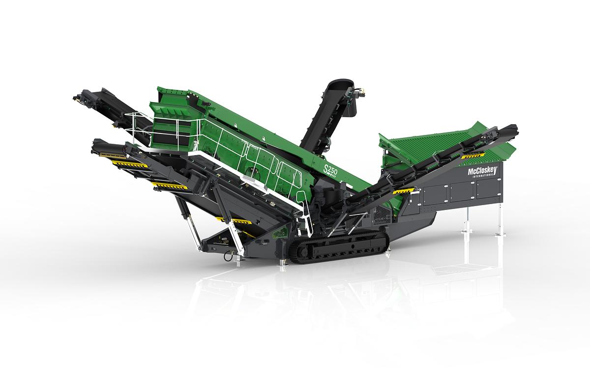 McCloskey S250 Screen on Tracks