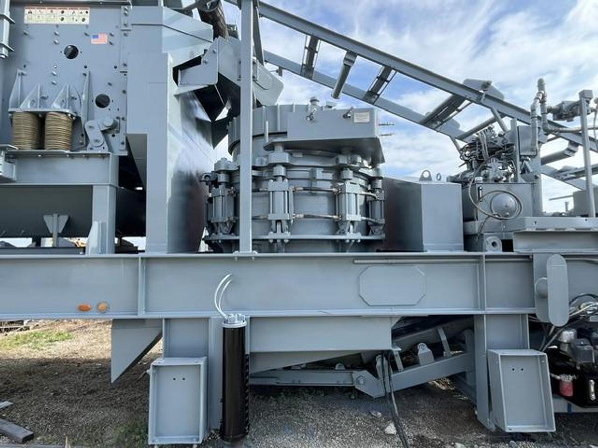 Used TELSMITH 52FC CLOSED CIRCUIT CONE CRUSHER PLANT