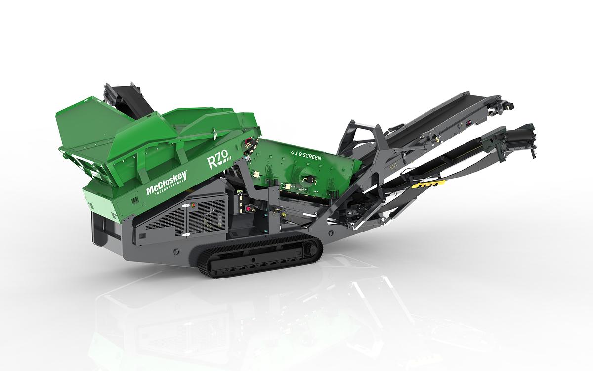 McCloskey R70 Screen on Tracks
