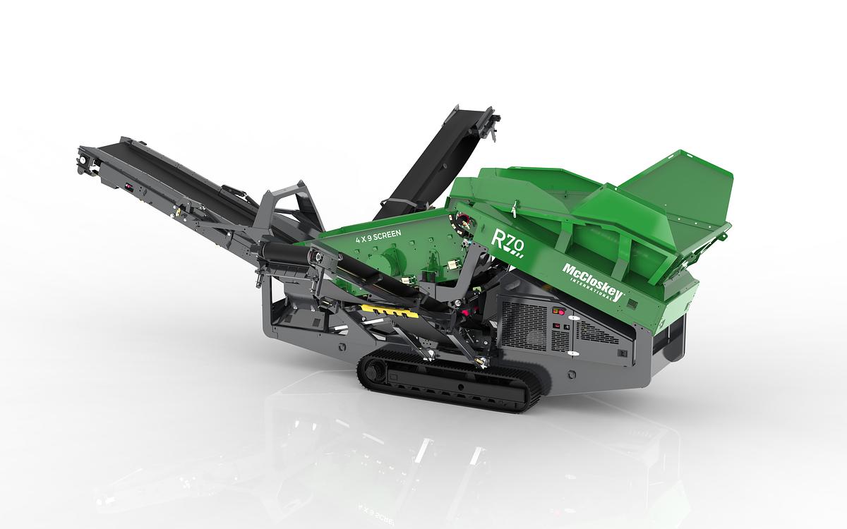 McCloskey R70 Screen on Tracks