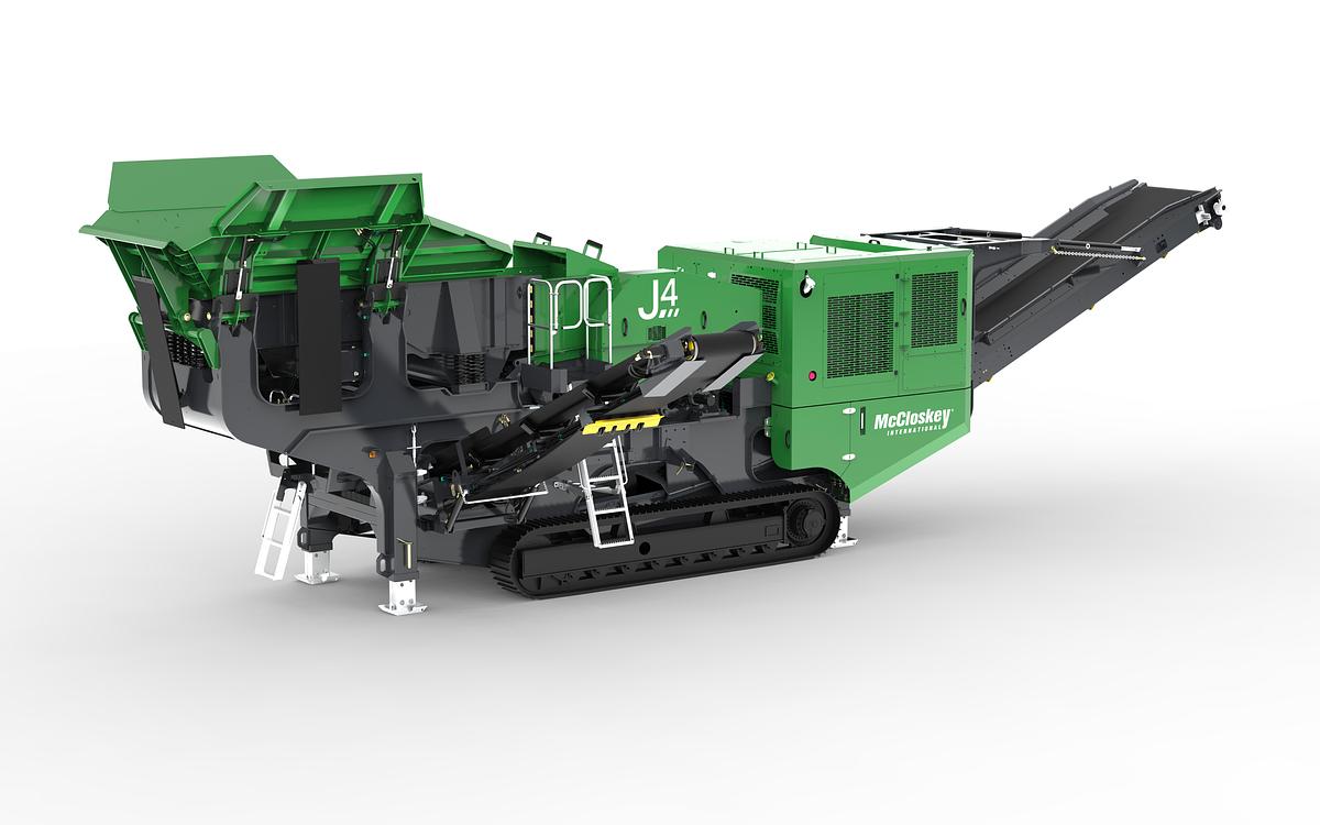 McCloskey J4 Tracked Mounted Jaw Crusher