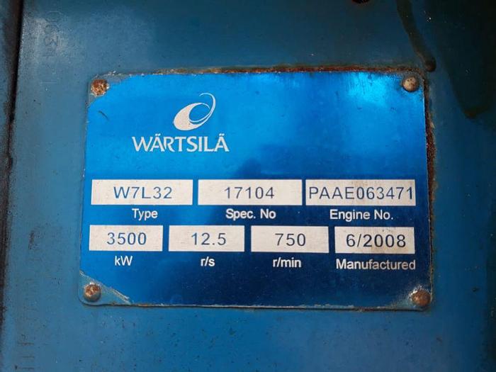 Used 2008 Wartsila W7L32