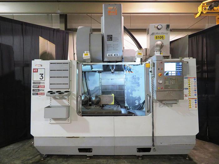 Used 2007 Haas VF-3YT/50 Vertical Machining Center