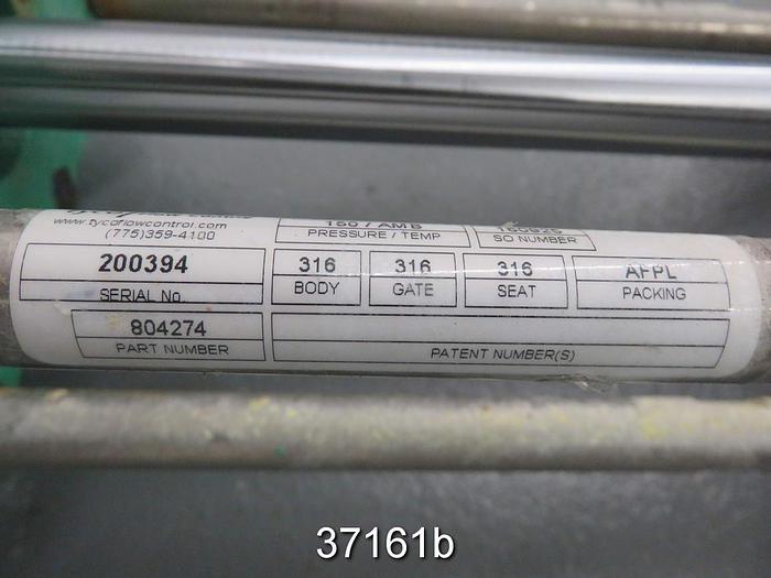 Used Rovalve 12" Air Operated Knife Gate Valve #37161