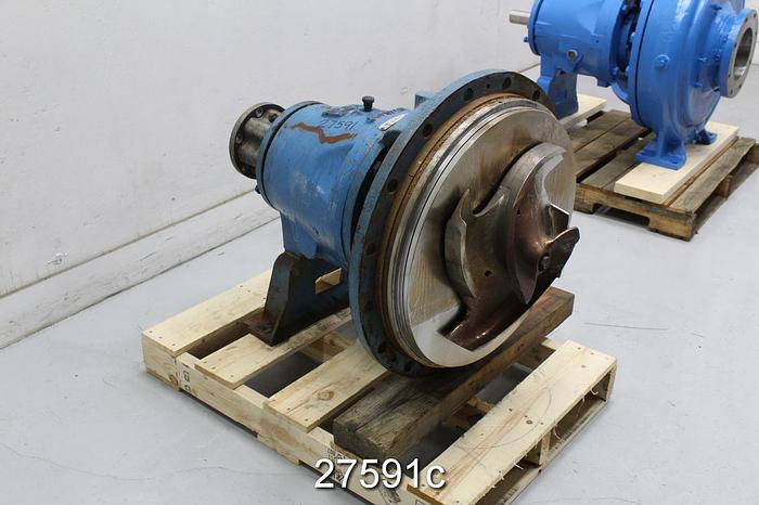 Used Goulds 3175 Goulds 3175 M, 6X8X22, 2/4 Vane Impeller, 16" Impeller Diameter, Stainless Steel Impeller, Stainless Steel Casing, Stainless Steel Stuffing Box, Stainless Steel Suction Side Plate, Dynamic Seal. #27591