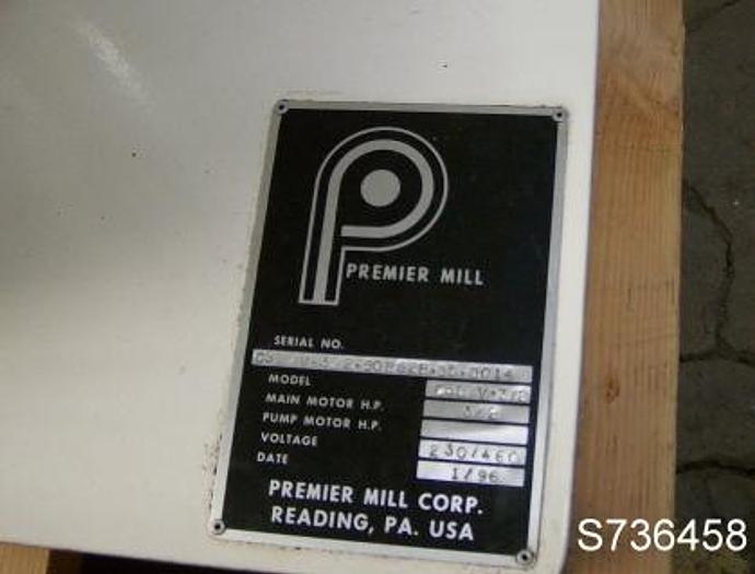 Used Mixer, Dispersion, 3 HP, S/st, Premier, Jkt, Vac, Planetary, #S736458