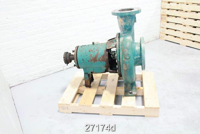 Used Goulds 3196 Goulds 3196, 6X8X15, 6 Vane Impeller, 14.25" Impeller Diameter, Stainless Steel Impeller, Stainless Steel Casing, Stainless Steel Stuffing Box, Stanless Steel Suction Side Plate, Packing. #27174