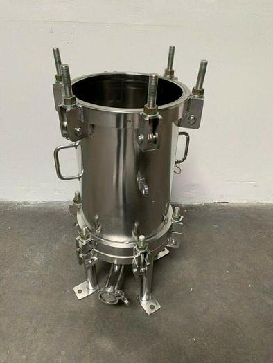 Used Stainless Fluid Products 12" Stainless Steel Stacked Filter Housing