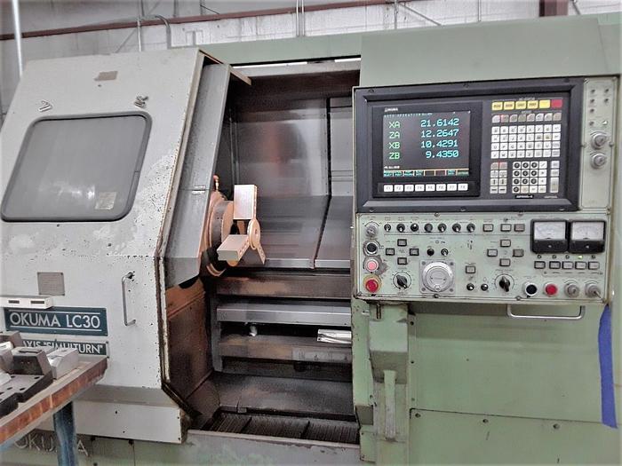 Used 1989 Okuma LC-30-2ST/250 Chucker
