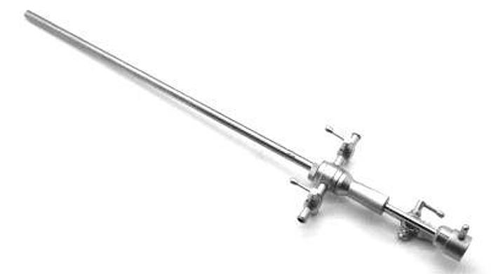 Used WISAP Sheath Endoscopy Hysteroscopy 5mm Continuous Flow with 3 Channels and Double Stopcocks 1182N3