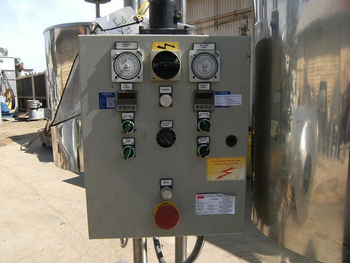 Used Tank, 17 Gallon, 316L Stainless Steel, Jacketed, Mix, 16-1/2" x 22" (2) #S740366