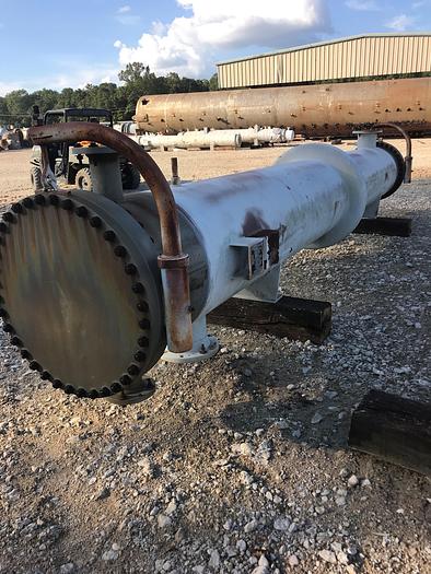 Used Used Ohmstede approximately 1200 sq ft. 316 stainless steel heat exchanger