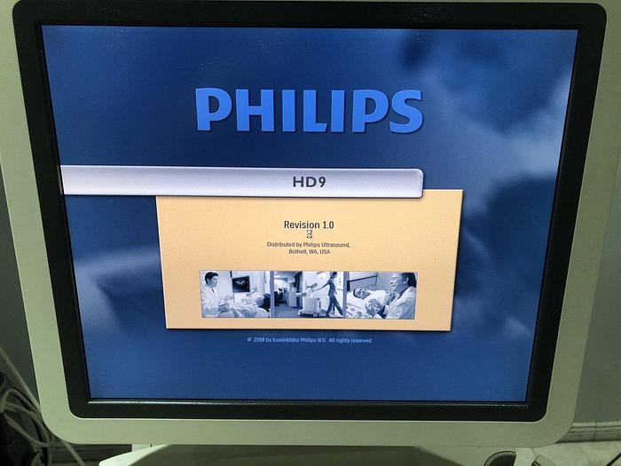 Used Philips HD9 Ultraschallgerät mit 3 Sonden 3D/4D-option