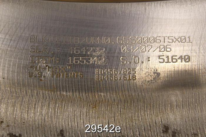 Used Black Clawson Ultra Screen III Screen Basket #29542