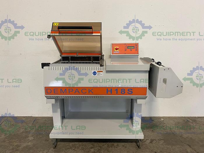 Used Clamco Dempack H18S Shrink Wrapping Machine - Single Step Seal,Trim, & Shrink